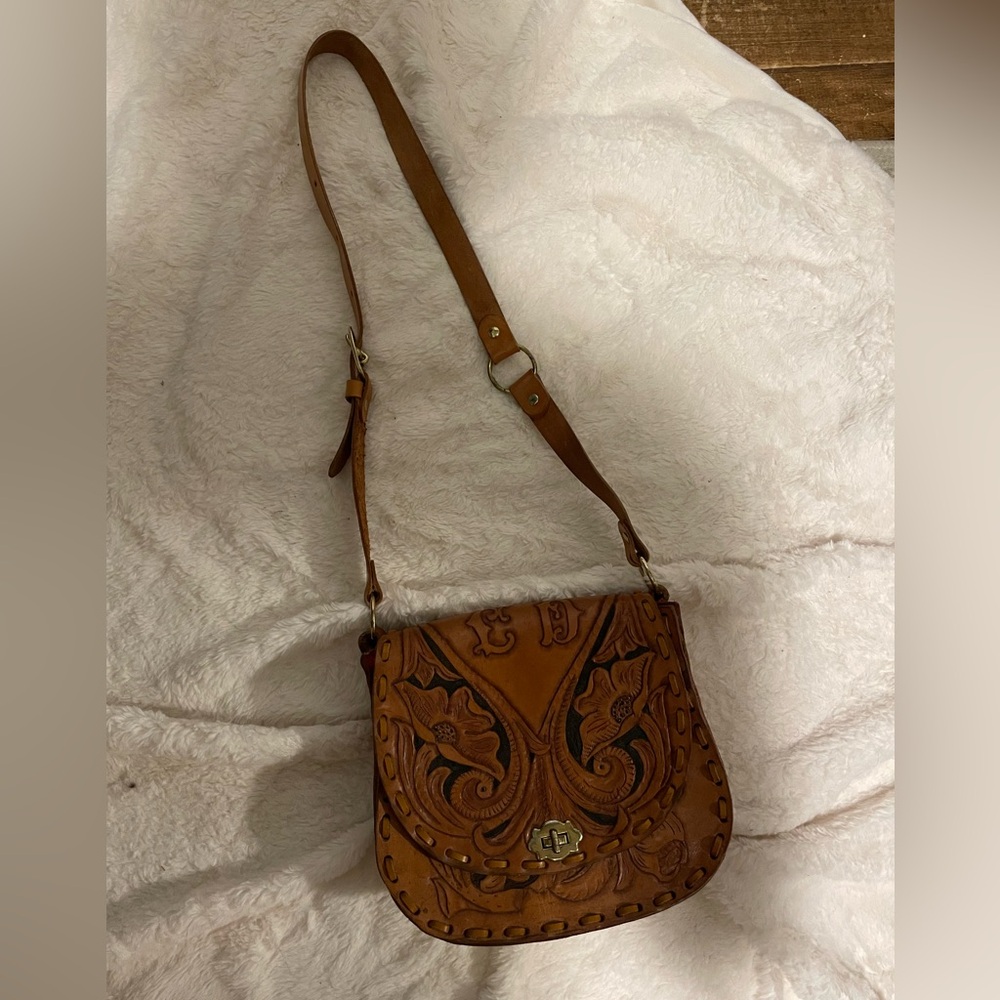 Handcrafted Brown Leather Bag